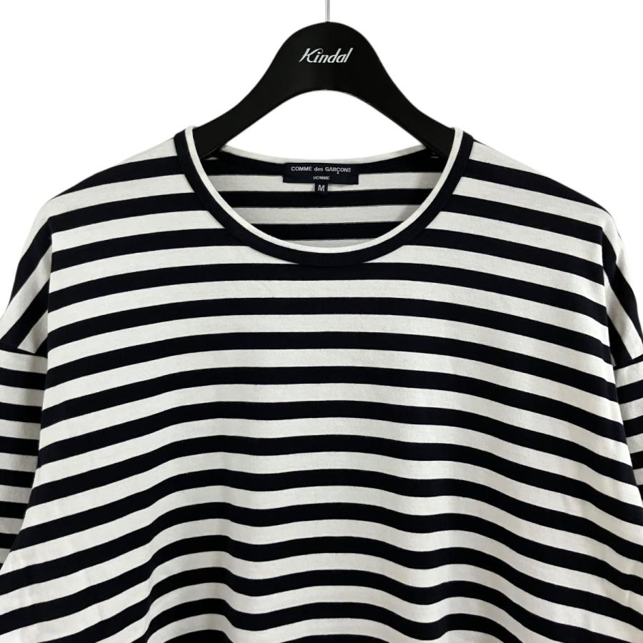 コムデギャルソンオムプリュス　ボーダーシャツ COMME des GARCONS HOMME コムデギャルソンオム ボーダーTシャツ