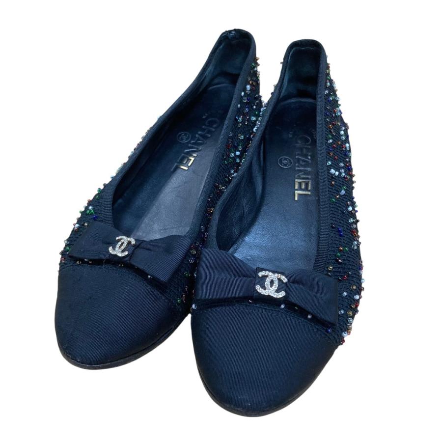 CHANEL（シャネル） 【値下げ】CHANEL 装飾シューズ ブラック サイズ 