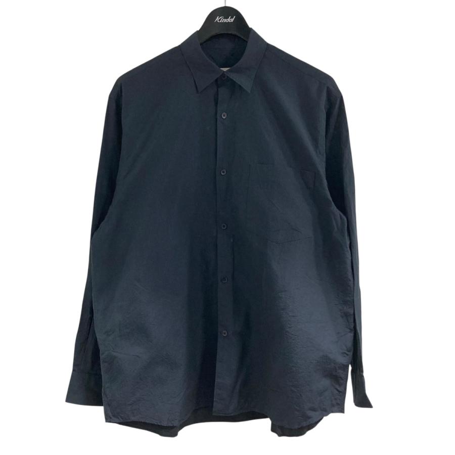 comoli シャツ サイズ1 COMOLI コモリ コモリシャツ ネイビー サイズ：1 : カインドオル