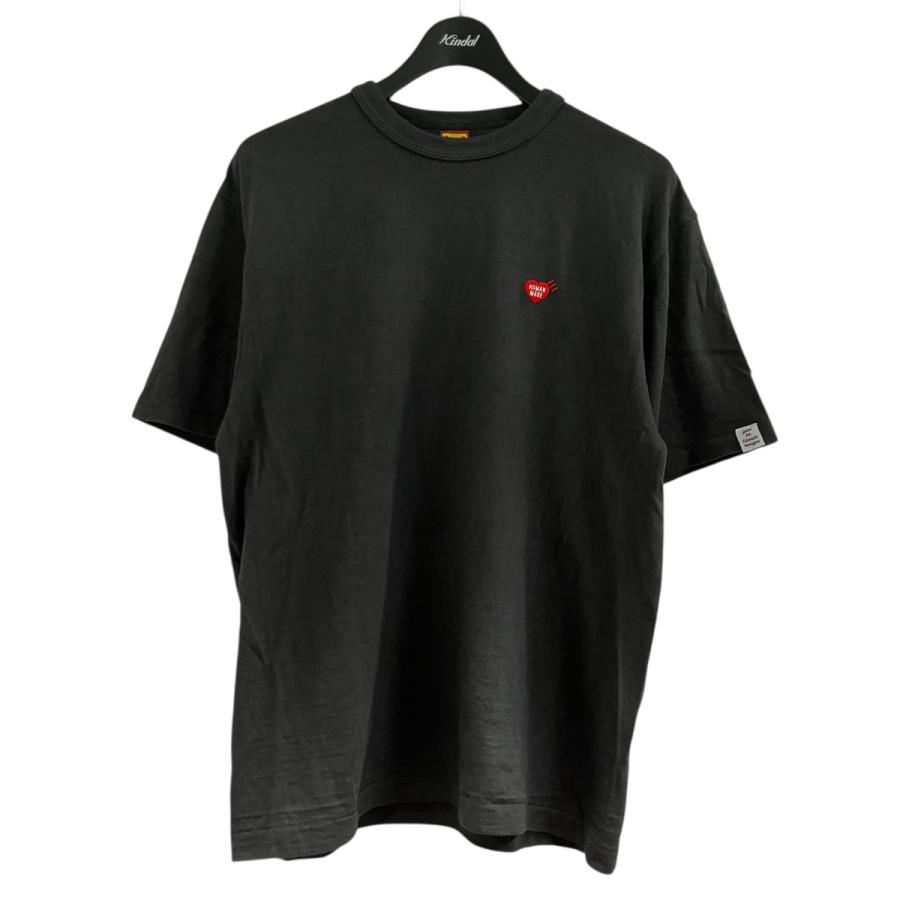 Lサイズブラック　未開封 Tシャツ ハート型ロゴ MADE HUMAN HUMAN ハート 胸 25SS ヒューマンメイド MADE（ヒューマンメード） トップス