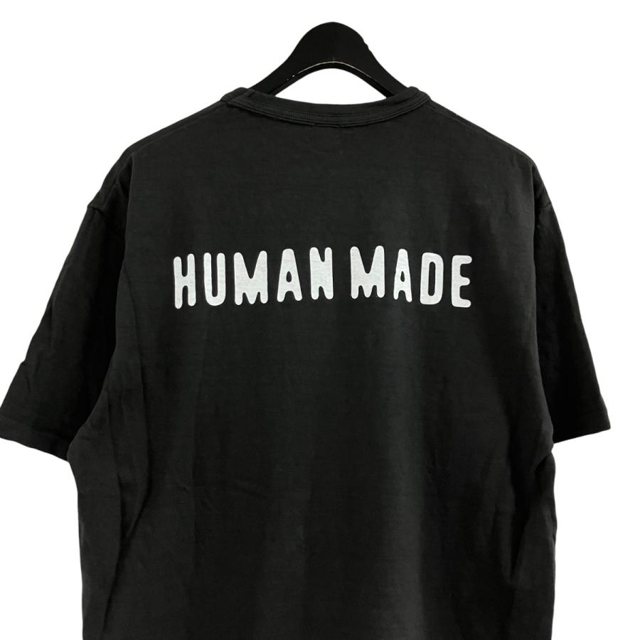 MADE HUMAN ハート型ロゴ T-SHIRT LOGO HEART (ヒューマンメイド) MADE 中古・古着通販】HUMAN Lサイズブラック　未開封 Tシャツ トップス