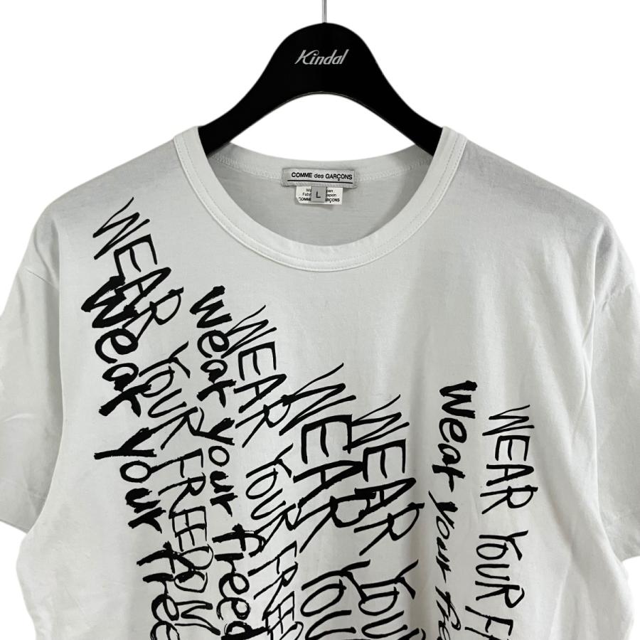 新品未使用品　COMME des GARCONS メッセージTシャツ 白　S COMME des GARCONS（コムデギャルソン） メッセージTシャツ ホワイト