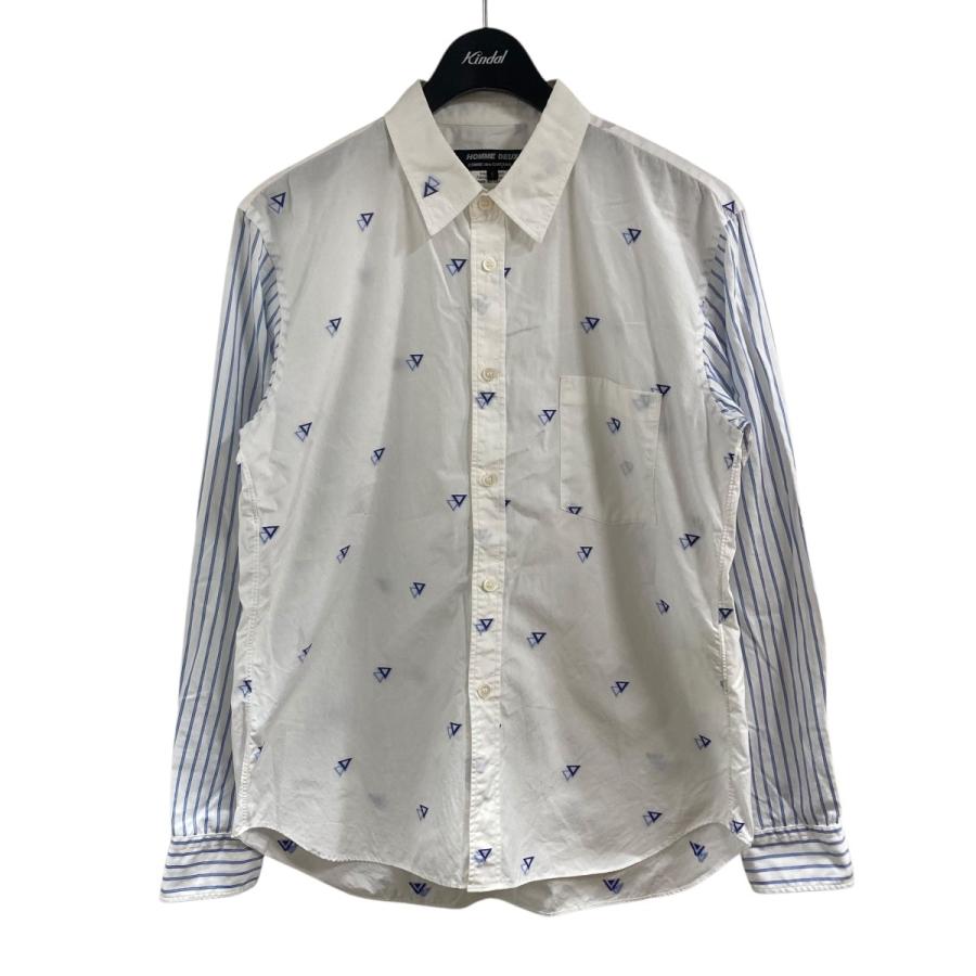 comme des garcons homme deuxストライプ 長袖シャツ COMME des GARCONS HOMME DEUX コムデギャルソンオムドゥ 長袖
