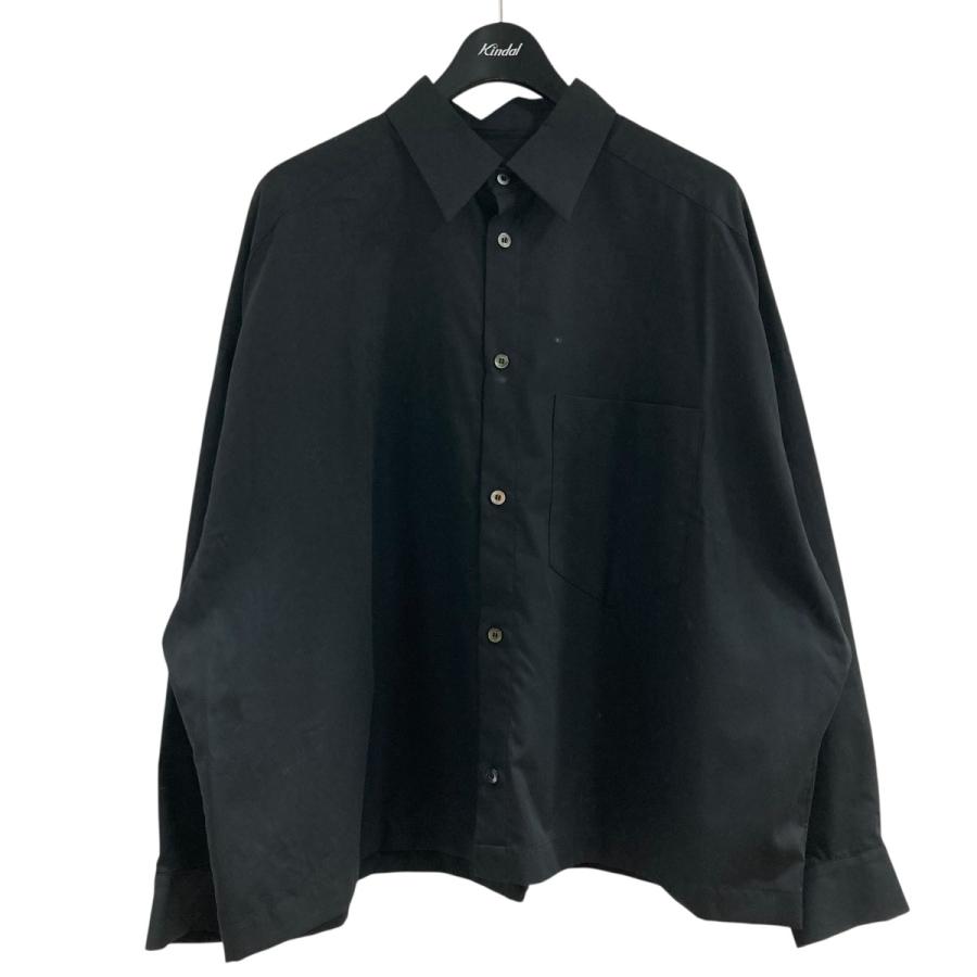 UJOH ウジョー オーバーサイズシャツ ブラック サイズ：4