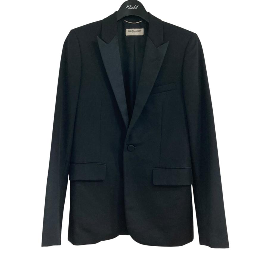 SAINT LAURENT シングルテーラードジャケット 値下げ】Saint Laurent Paris ラペル切替スモーキングテーラード