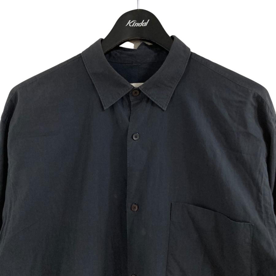 COMOLI 【値下げ】COMOLI 長袖シャツ ブラック サイズ：3 (EC