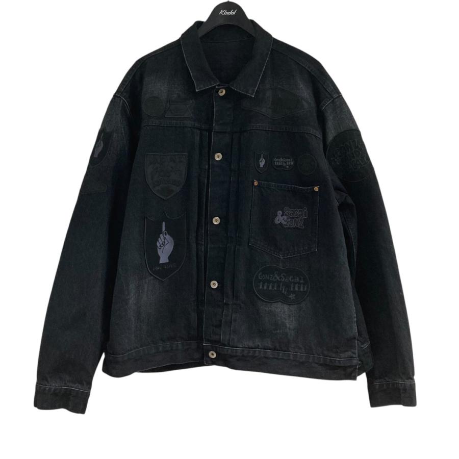 ユ！sacai 24aw デニムジャケット sacai（サカイ） 【値下げ】sacai×GONZO 24AW デニムジャケット