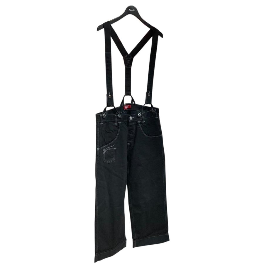 ジュンヤワタナベマン　サスペンダー JUNYA WATANABE MAN 【値下げ】CDG サスペンダーデニムパンツ ブラック