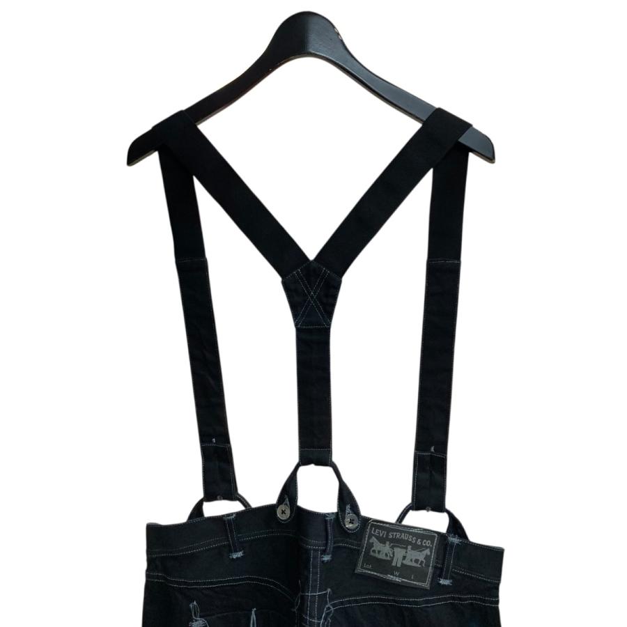 JUNYA WATANABE MAN 【値下げ】CDG サスペンダーデニムパンツ ブラック