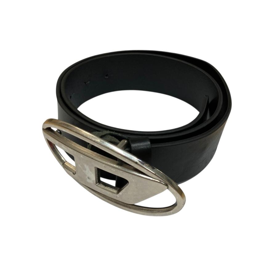 【完売品】 diesel 75 レザーベルト 黒 DIESEL（ディーゼル） 【値下げ】DIESEL レザーベルト ブラック サイズ