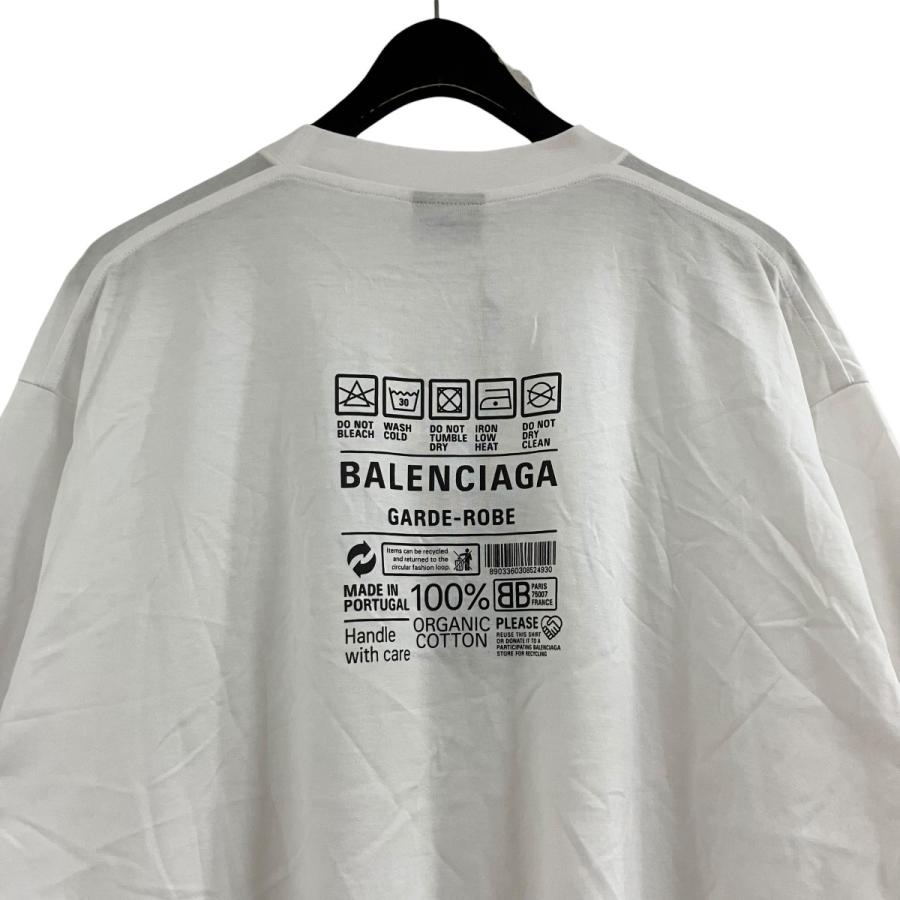 BALENCIAGA（バレンシアガ） バックプリントミディアムフィットTシャツ 