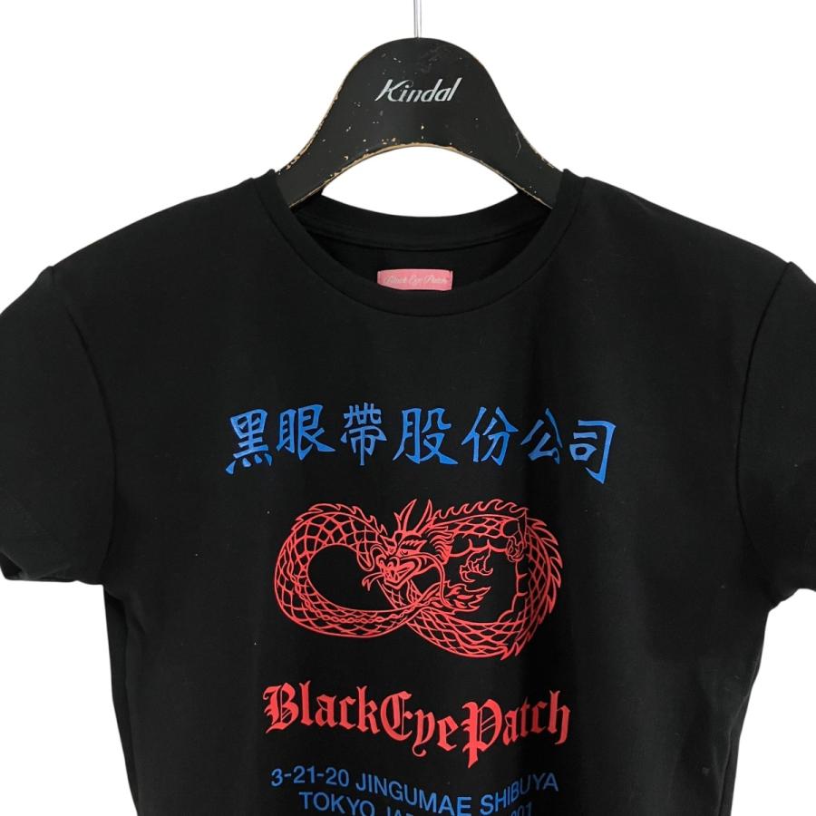 BlackEyePatch（ブラックアイパッチ） クロップドプリントTシャツ