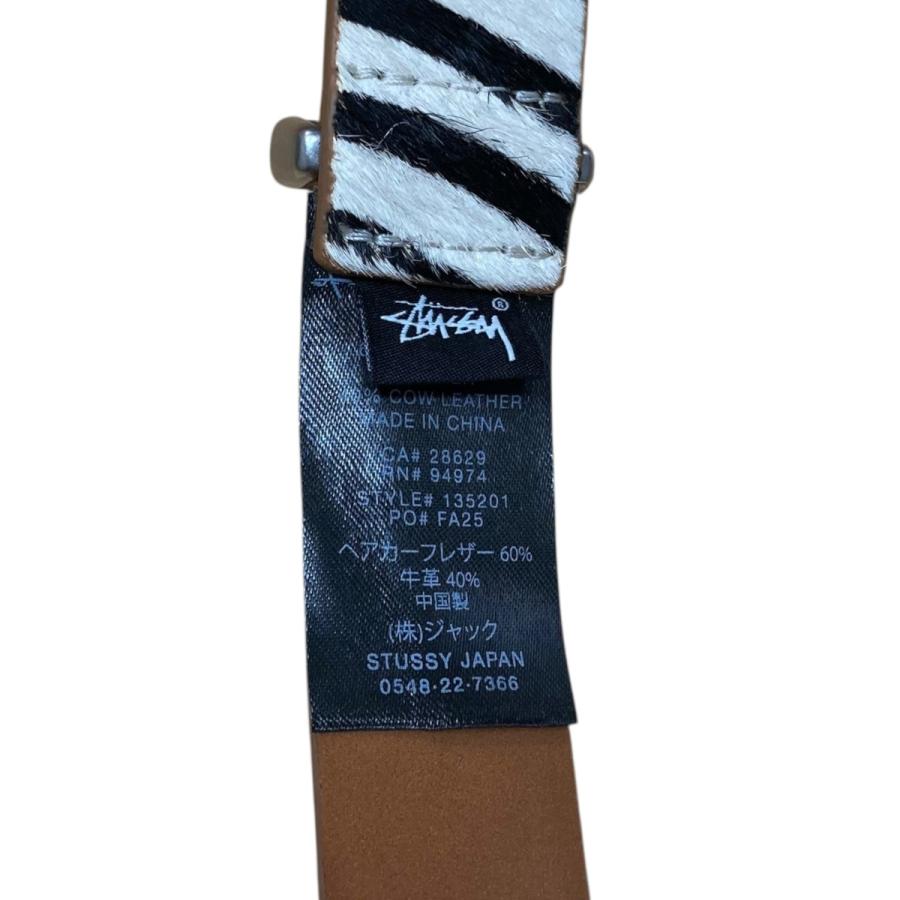STUSSY（ステューシー） 【値下げ】stussy カーフレザーベルト BAMBOO
