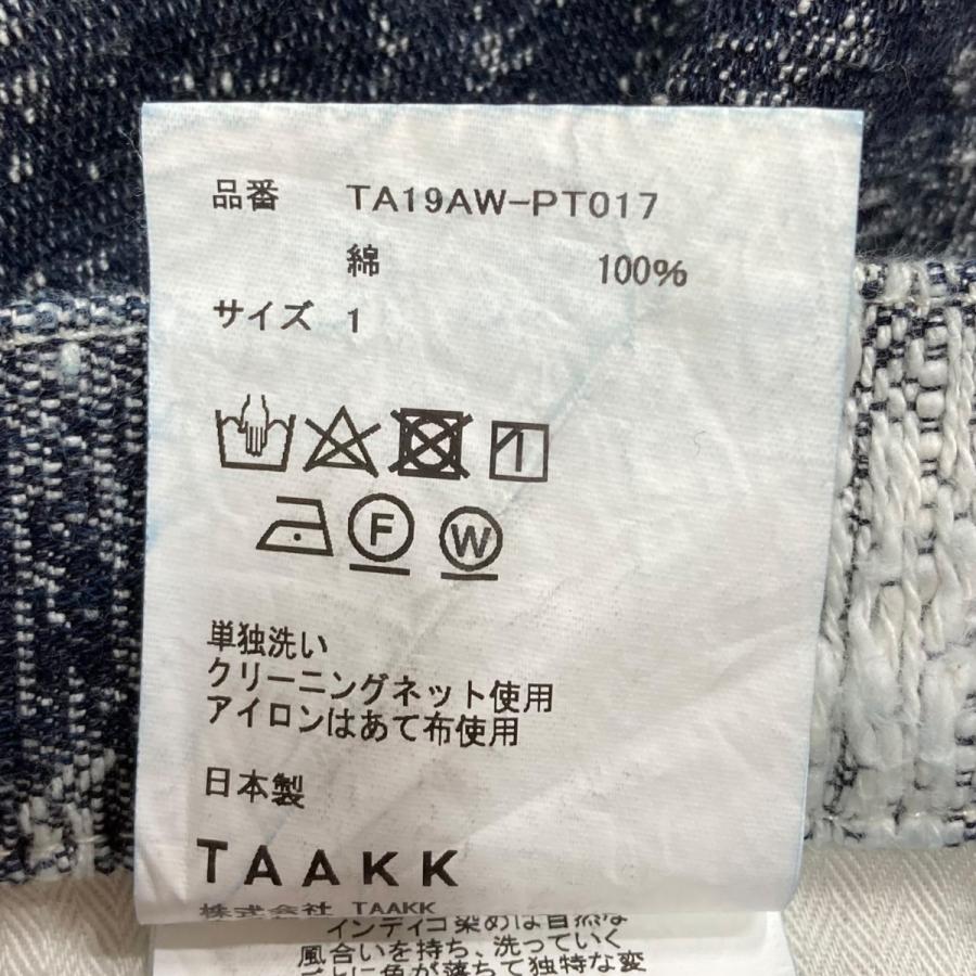 TAG（PORTER） 【値下げ】TAAKK デニムストレートパンツ ブラック