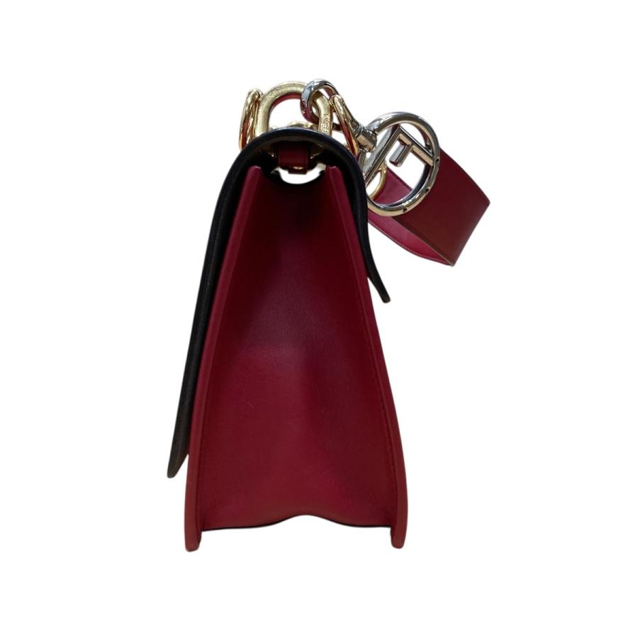 FENDI キャナイ FENDI（フェンディ） キャナイ エフ ショルダーバッグ レッド サイズ