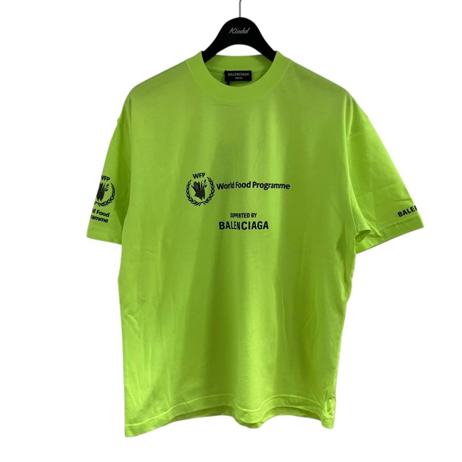 BALENCIAGA（バレンシアガ） ロゴプリントTシャツ イエロー サイズ：XS 