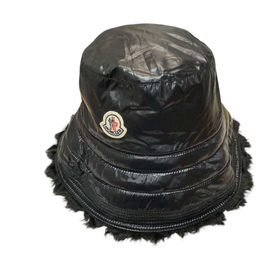 MONCLER（モンクレール） ボアパデッドバケットハット ブラック