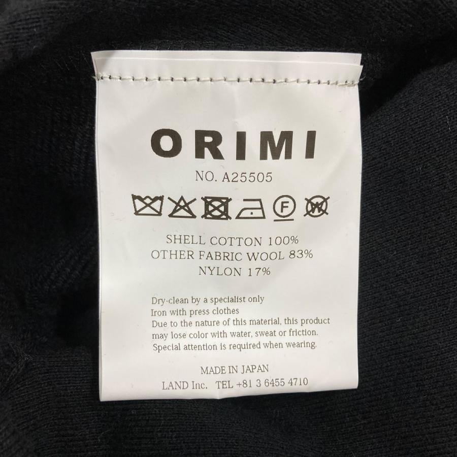 値下げ】ORIMI ダメージ加工 ドッキングプルオーバーパーカー ブラック 