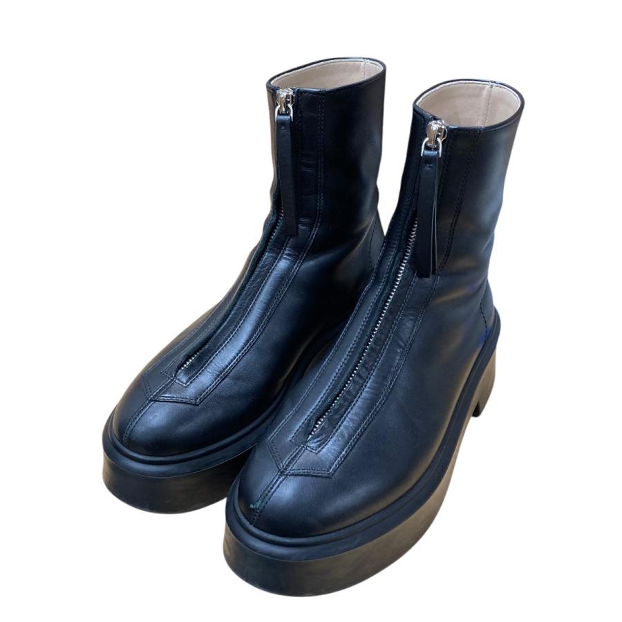 ザロウ　フロントジップブーツ　36 the row THE ROW（ザ ロウ） フロントジップブーツ ブラック サイズ：36