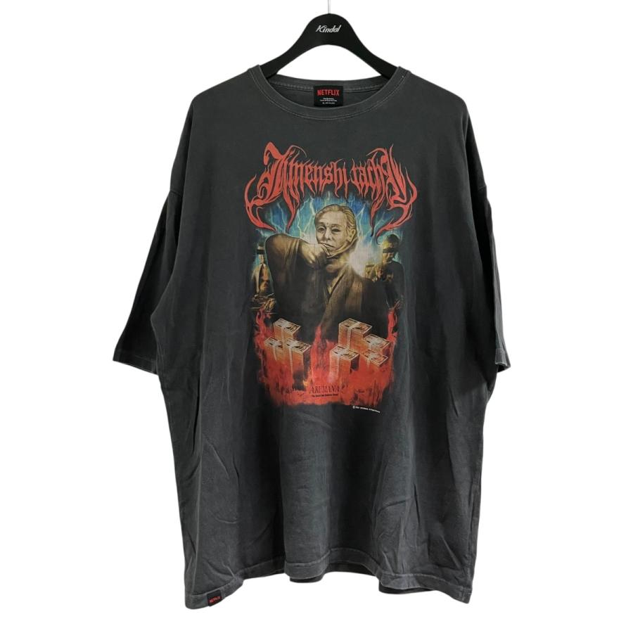 ネットフリックス NETFLIX 地面師たち Tシャツ グレー サイズ：XL 