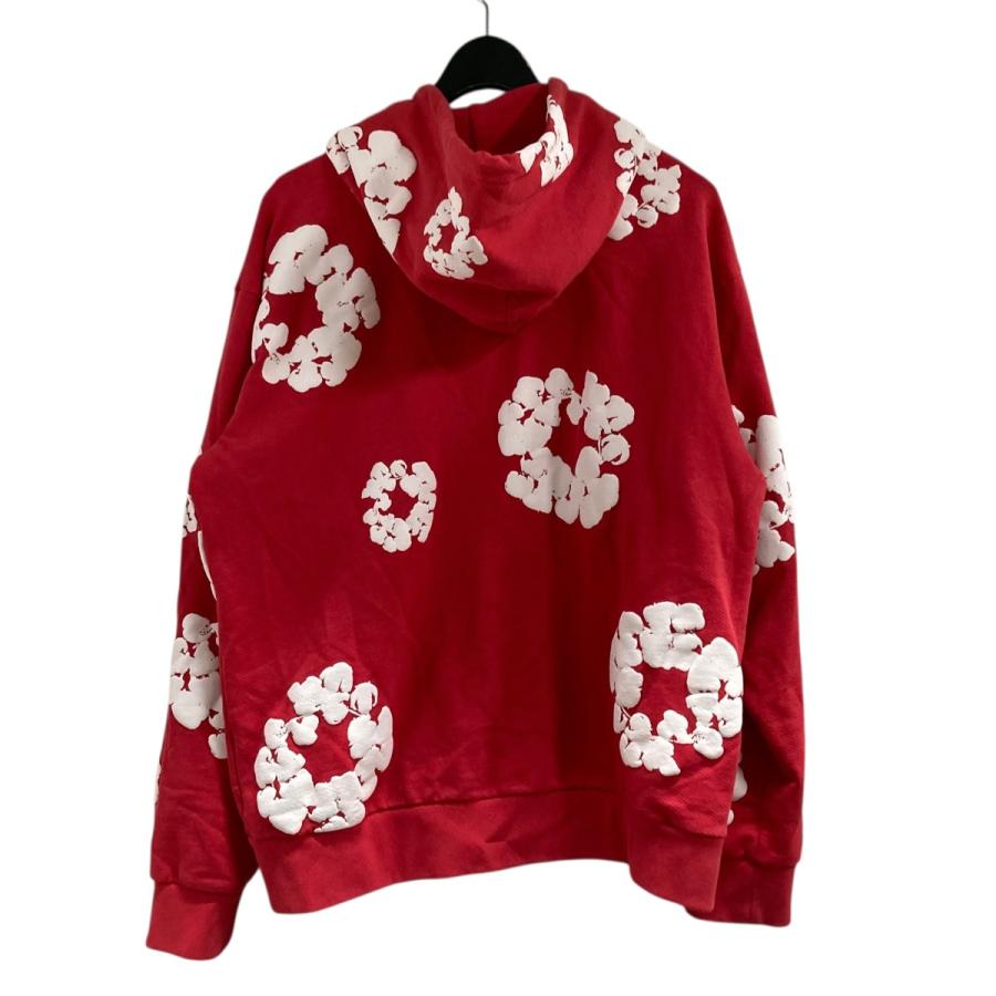 デニムティアーズ Denim Tears ジップアップパーカー レッド サイズ：S