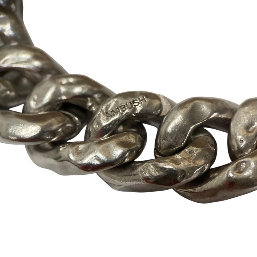 美品★AMBUSH⬛︎アンブッシュ⬛︎チェーンブレスレット⬛︎トラッドロゴ⬛︎シルバー 美品☆AMBUSH⬛︎アンブッシュ⬛︎チェーンブレスレット⬛︎トラッド