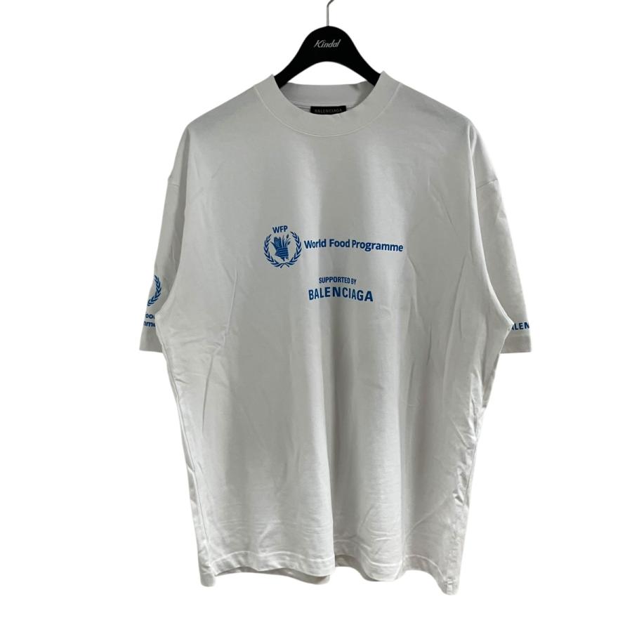 BALENCIAGA（バレンシアガ） ラージフィットロゴプリントTシャツ 