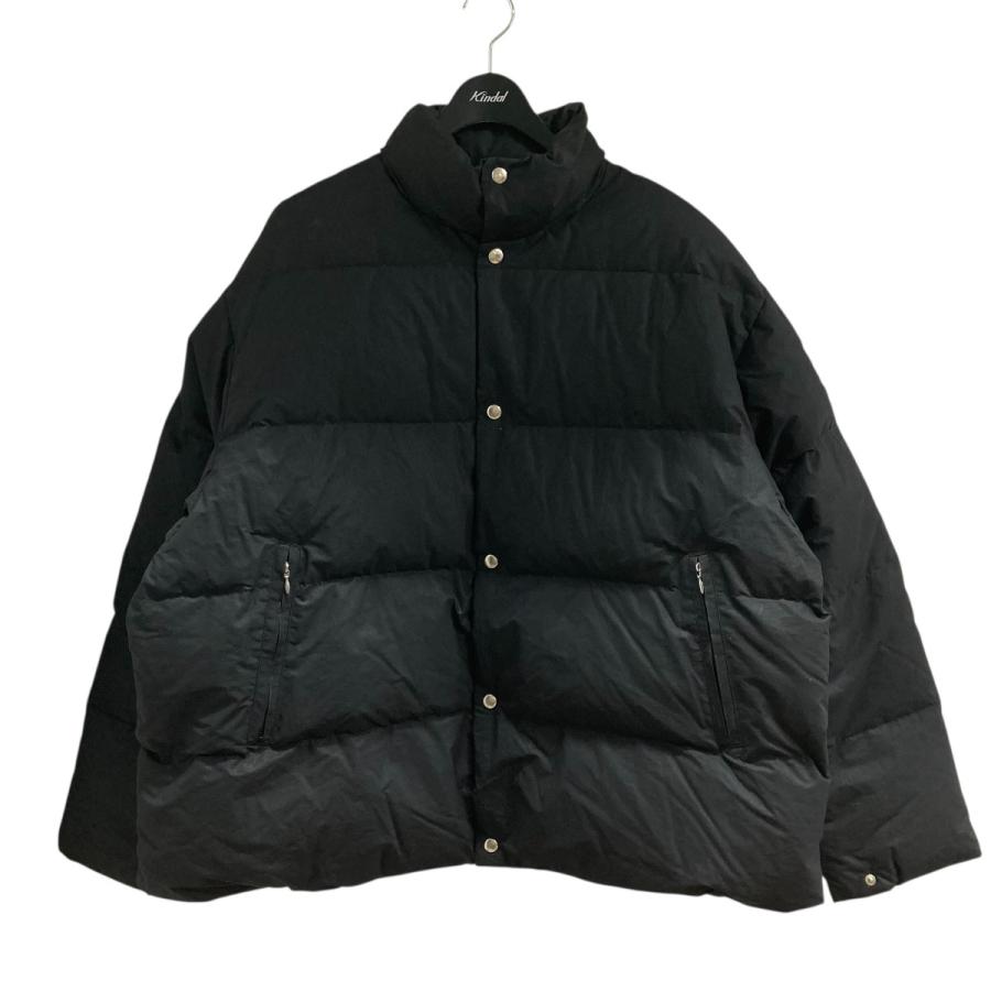 コモリ comoli コットンナイロンダウンジャケット　サイズ3 美品 COMOLI（コモリ） コットンナイロンダウンジャケット ブラック サイズ
