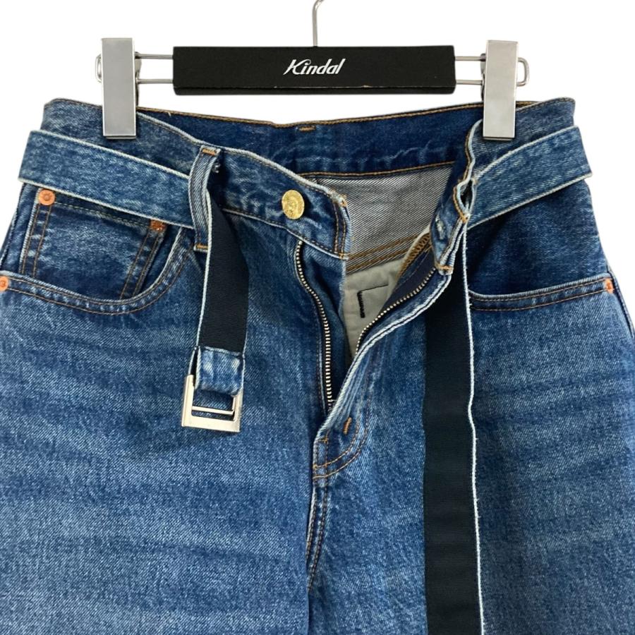 sacai（サカイ） sacai 25SS ベルテッドデニムパンツ 25-0962S