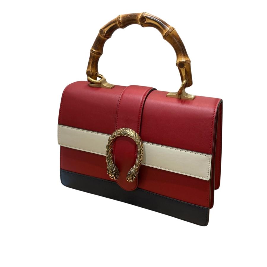 GUCCI（グッチ） ディオニュソス ショルダーバッグ レッド×アイボリー