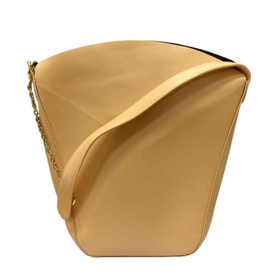 JIL SANDER ベージュ レザーバッグ JIL SANDER（ジルサンダー） レザートートバッグ ベージュ サイズ