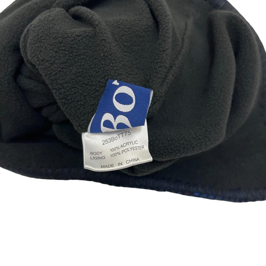 ボット BoTT ニットキャップ 253BoTT75 ブラック×ブルー