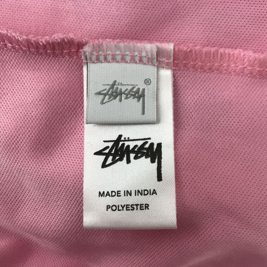 STUSSY（ステューシー） フットボール半袖Tシャツ ピンク サイズ：L