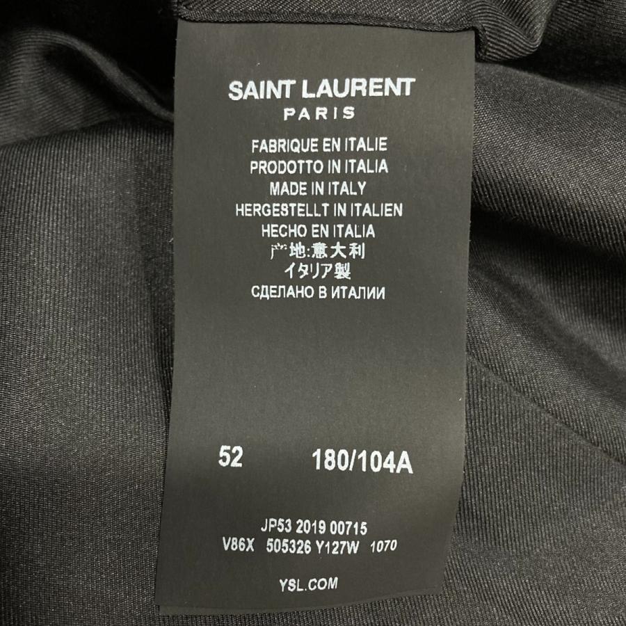 サンローランパリ Saint Laurent Paris ストライプウールテーラード