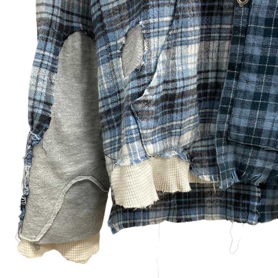 グレッグローレン GREG LAUREN FLANNEL STUDIO SHIRT シャツ スカイ