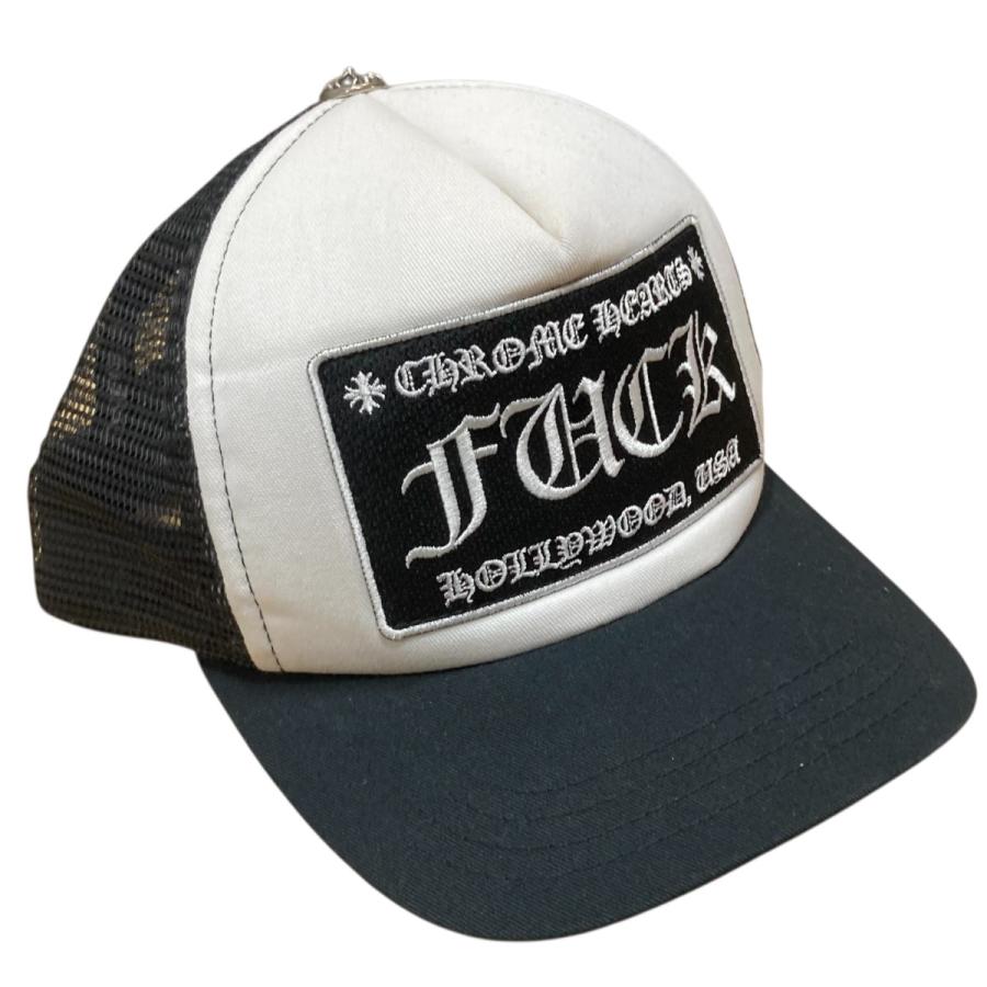 CHROME HEARTS トラッカーキャップ ブラック/ホワイト CHROME HEARTS（クロムハーツ） トラッカーキャップ ブラック×ホワイト