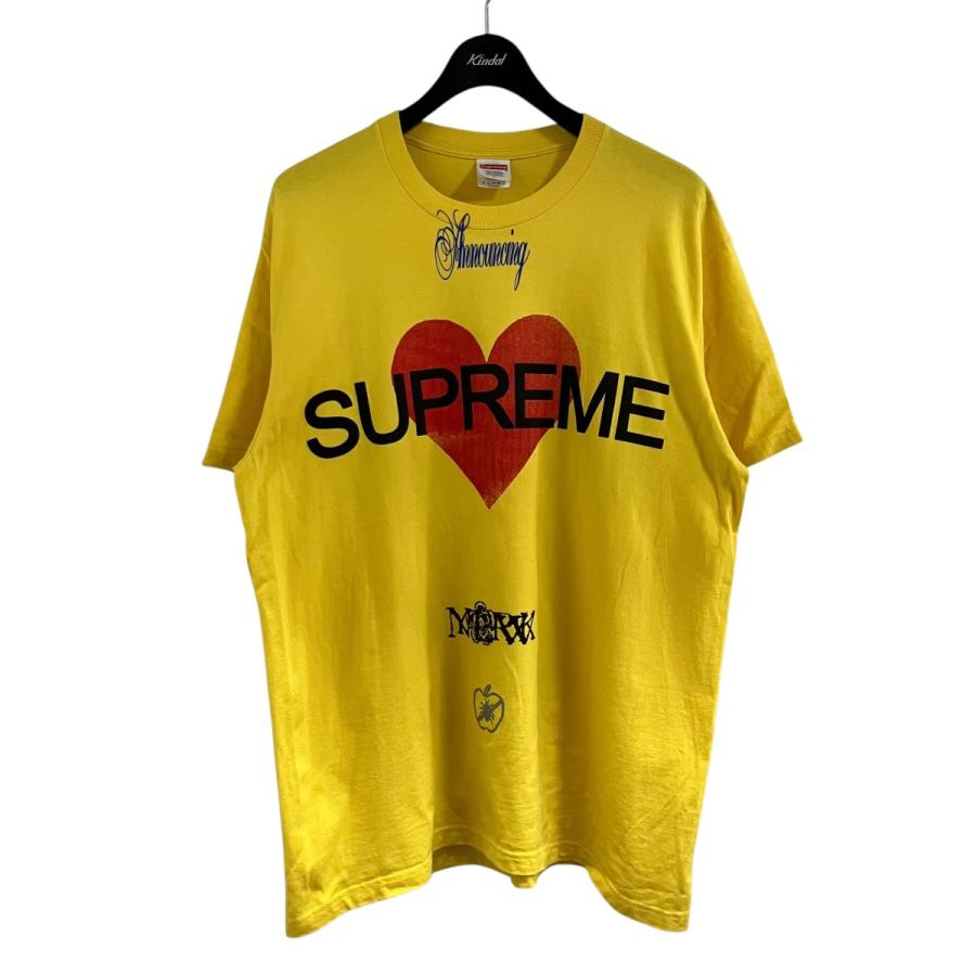 Supreme（シュプリーム） プリントTシャツ イエロー サイズ：L