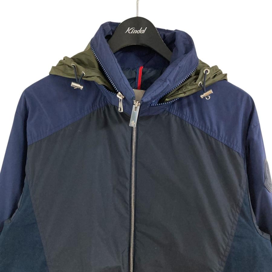 MONCLER ジップアップナイロンジャケット ネイビー MONCLER（モンクレール） ナイロンジップジャケット ネイビー サイズ