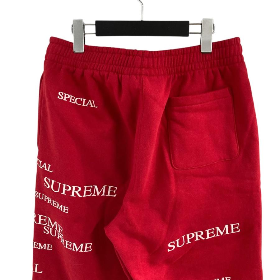 Supreme（シュプリーム） 裏起毛スウェットパンツ レッド サイズ：M
