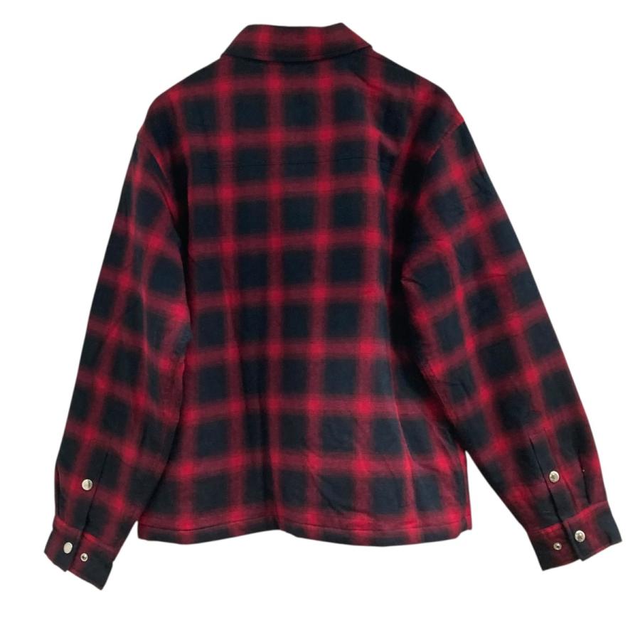PALACE（パレス） 「ZIP UP SHIRT」 チェックシャツジャケット レッド 