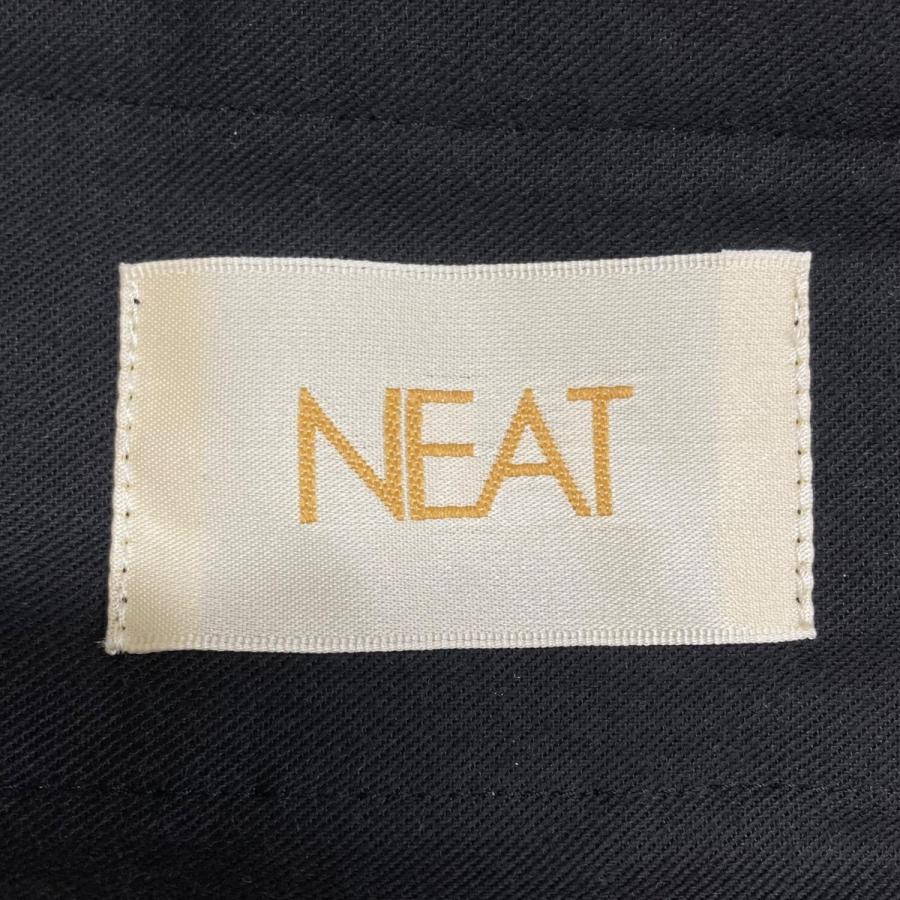 ニート NEAT ウール2タックスラックス チャコールグレー サイズ：46