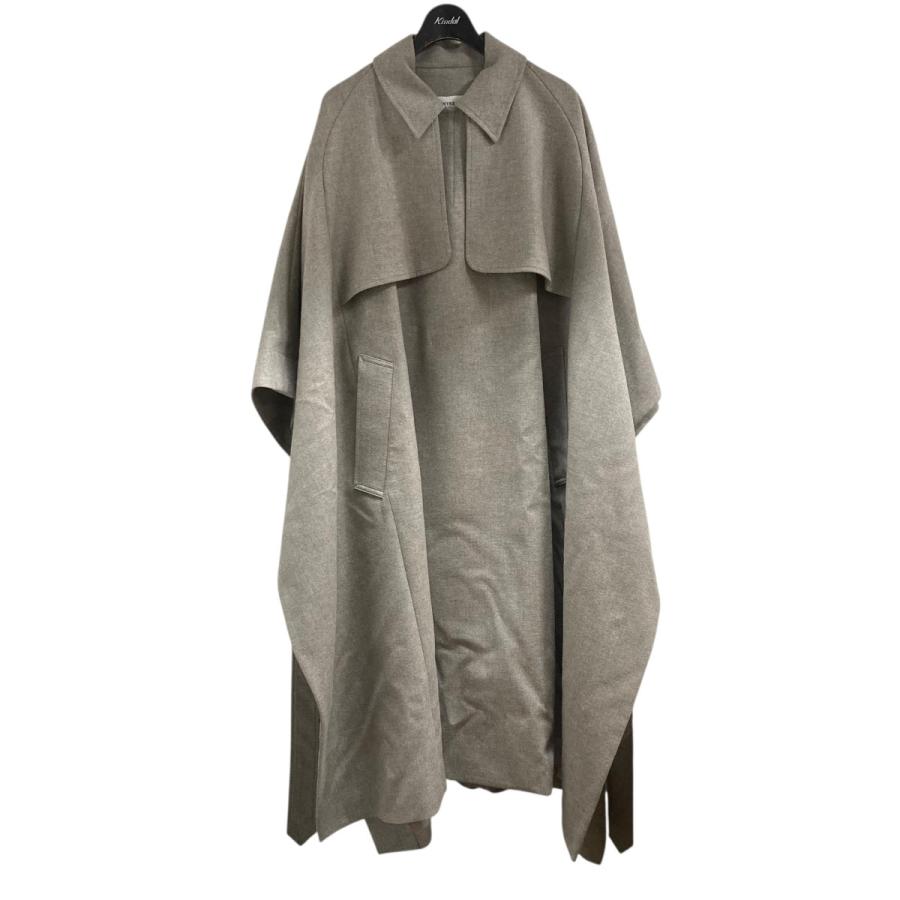 HYKE（ハイク） トレンチケープコート グレー サイズ：1