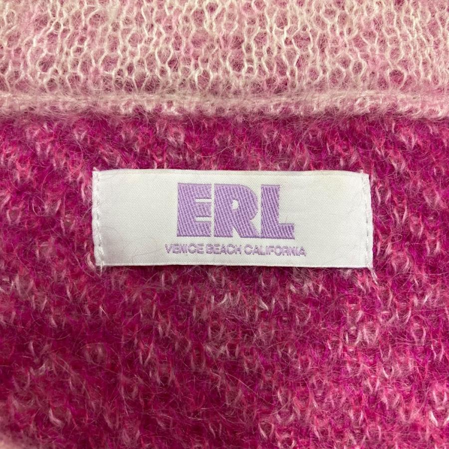 イーアールエル ERL グラデーションモヘアニット ピンク サイズ：S 