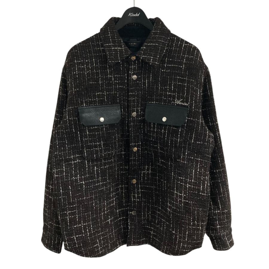 AMIRI（アミリ） 【値下げ】AMIRI ツイードパデッドオーバーシャツ