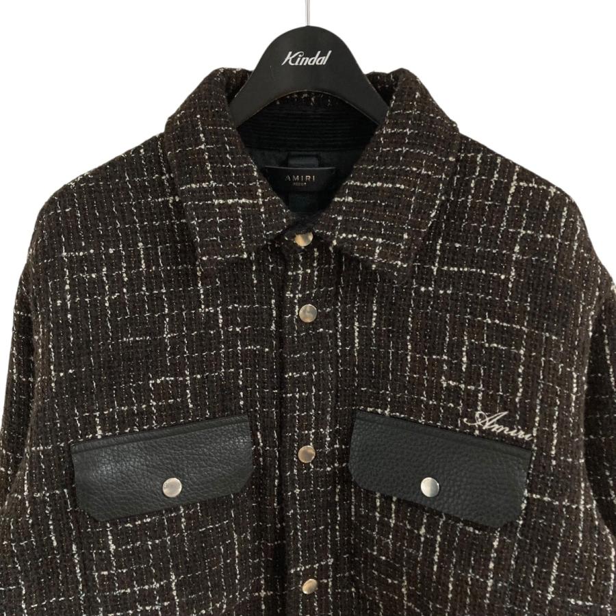 AMIRI（アミリ） 【値下げ】AMIRI ツイードパデッドオーバーシャツ