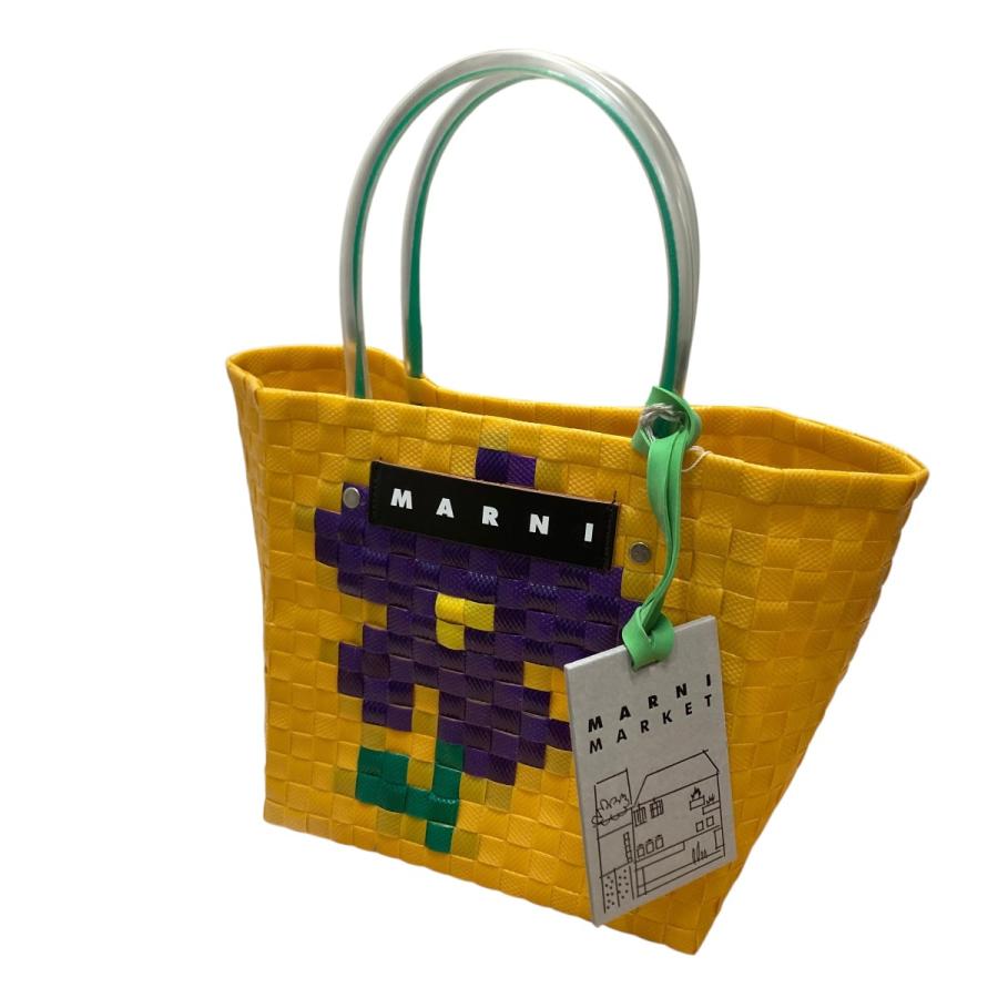 チャイ　MARNI MARKET 超美品 かごバッグ イエロー チェック MARNI（マルニ） カゴバッグ イエロー サイズ：- : カインドオルYahoo