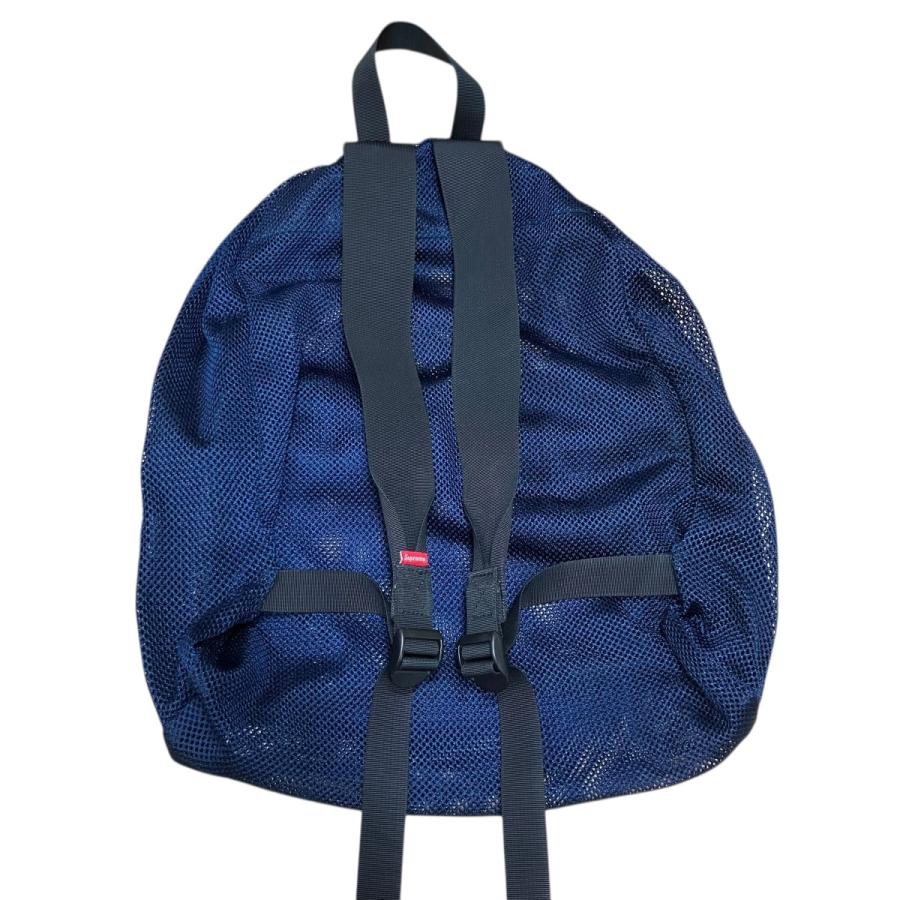 Supreme（シュプリーム） ロゴメッシュバックパック ネイビー サイズ