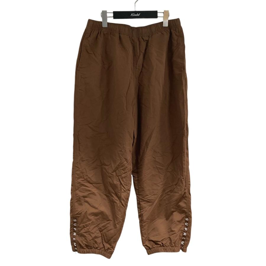 Supreme ナイロンパンツ ベージュ Lサイズ Supreme（シュプリーム） ロゴナイロンパンツ ブラウン サイズ：L