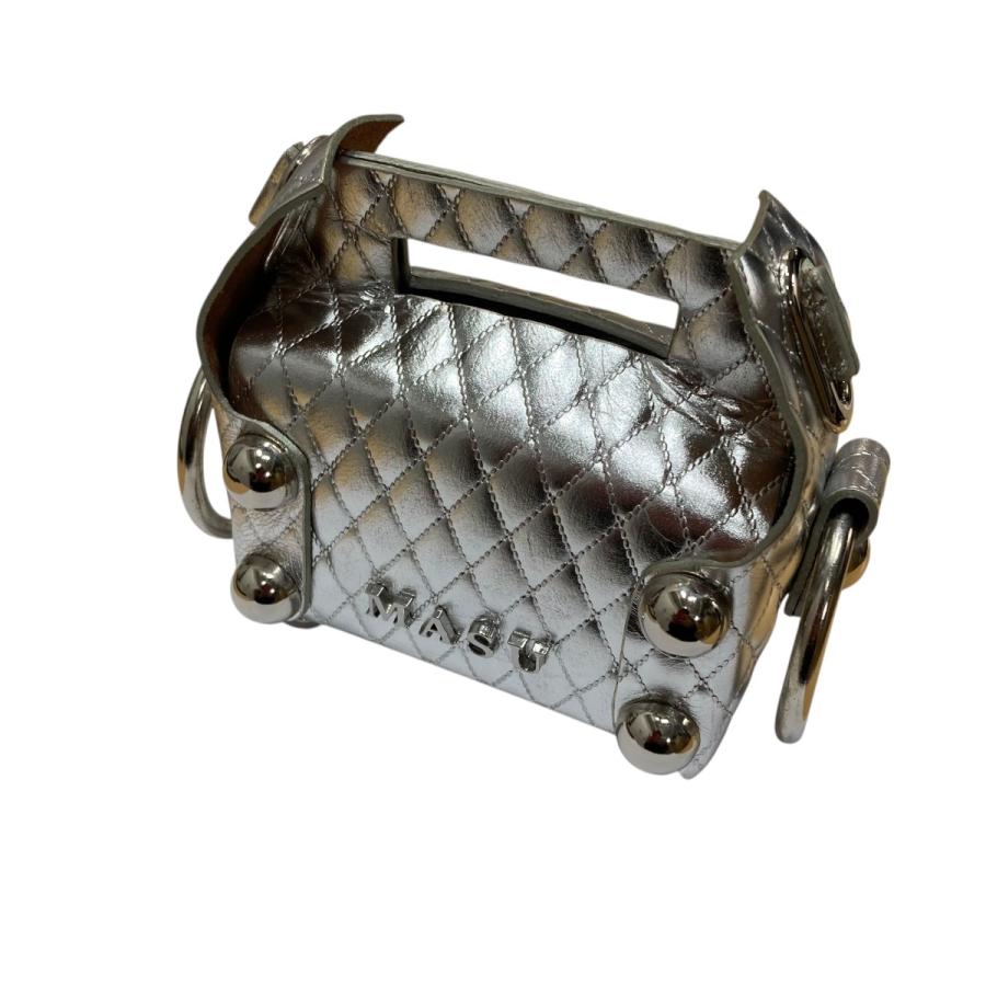 MASU(エムエーエスユー) ケーキバック　シルバー エムエーエスユー MASU レザーケーキバッグ シルバー サイズ