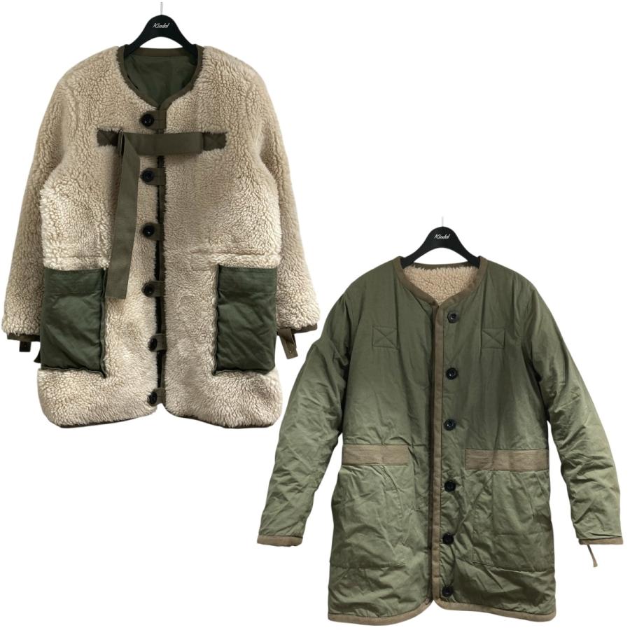 sacai（サカイ） リバーシブルボアコート アイボリー サイズ：1